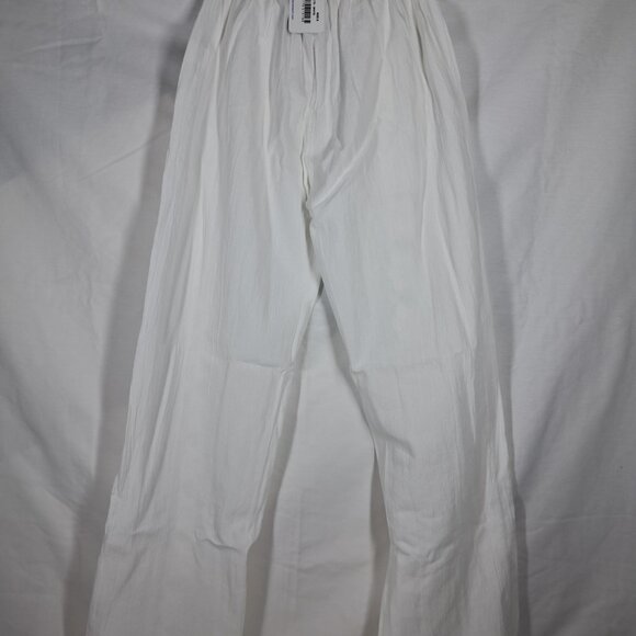 NWT's Seaspice Resort Magnolia White Small 100% Peruvian Cotton Pants - Picture 2 of 8